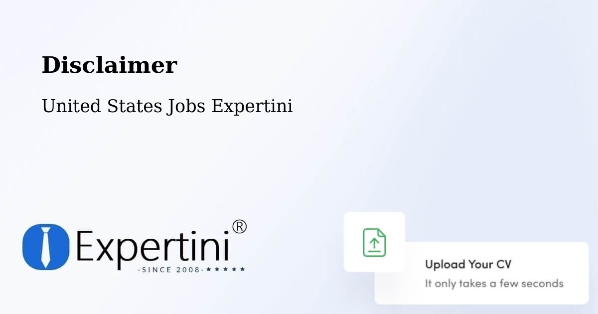 Disclaimer – Sheldon - United States Jobs Expertini